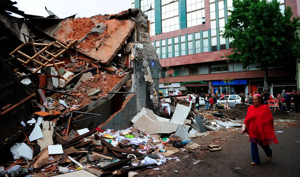 Temblor hoy: ¿Cuál fue el último sismo en Chile? Foto: AFP Temblor hoy: ¿Cuál fue el último sismo en Chile? Foto: AFP