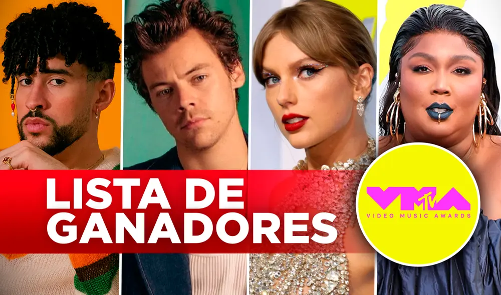 Ganadores de MTV VMAs 2022. Foto: composicion LR
