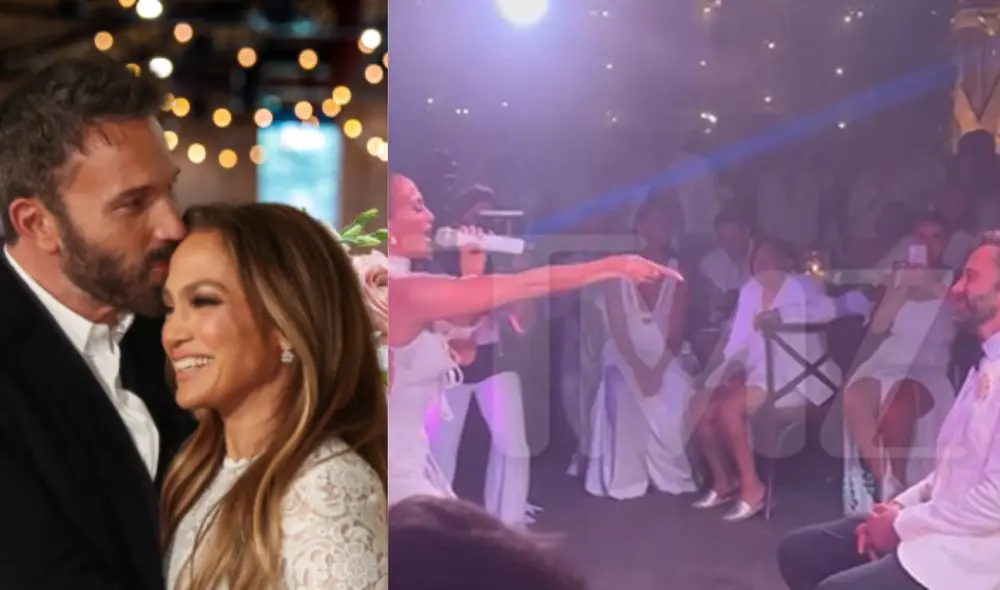 Jennifer Lopez enojada por filtración de video de su boda. Foto: Composición La República/E/Instagram
