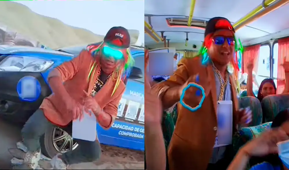 El candidato ha llamado la atención de los cibernautas al estilo de Faraón Love Shady. Foto: composición LR/captura de Facebook/José Choque