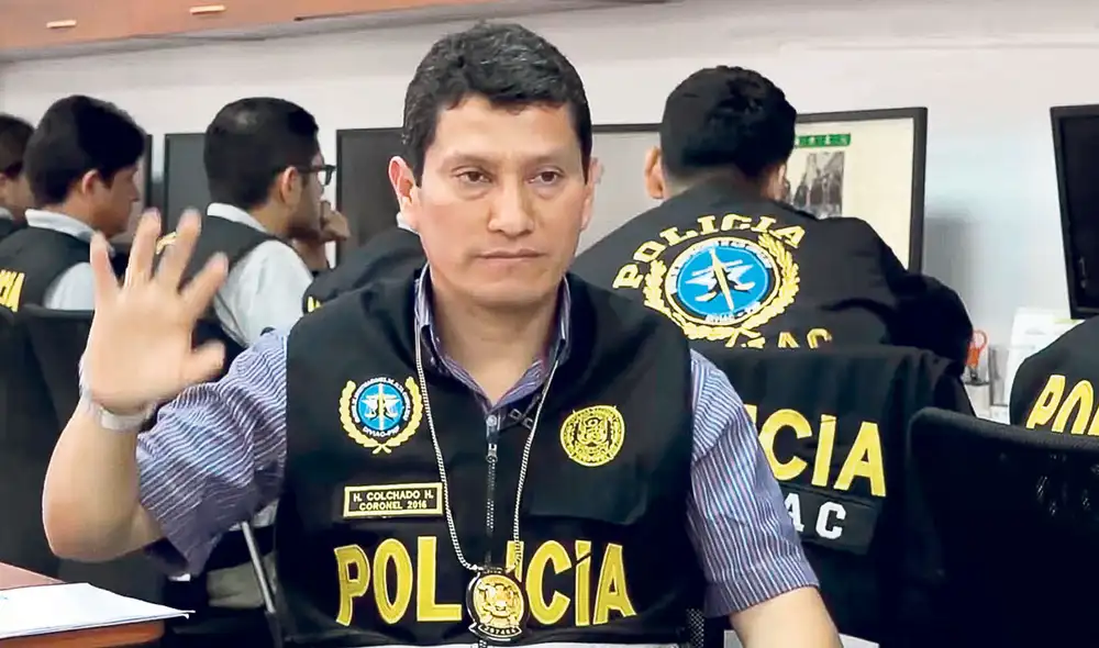 En la mira. Harvey Colchado será notificado de una denuncia que podría sacarlo de la Policía y de investigación al presidente. Foto: difusión En la mira. Harvey Colchado será notificado de una denuncia que podría sacarlo de la Policía y de investigación al presidente. Foto: difusión