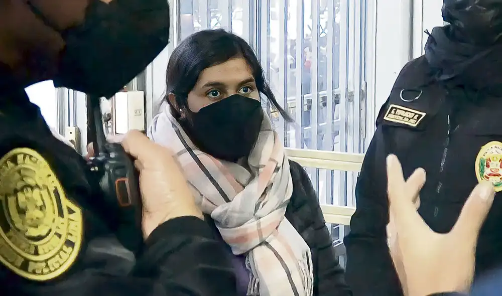 Revisión. La defensa de Yenifer Paredes insiste en su inocencia en busca de revertir la prisión preventiva dispuesta por el juez Johnny Gómez Balboa. Foto: difusión