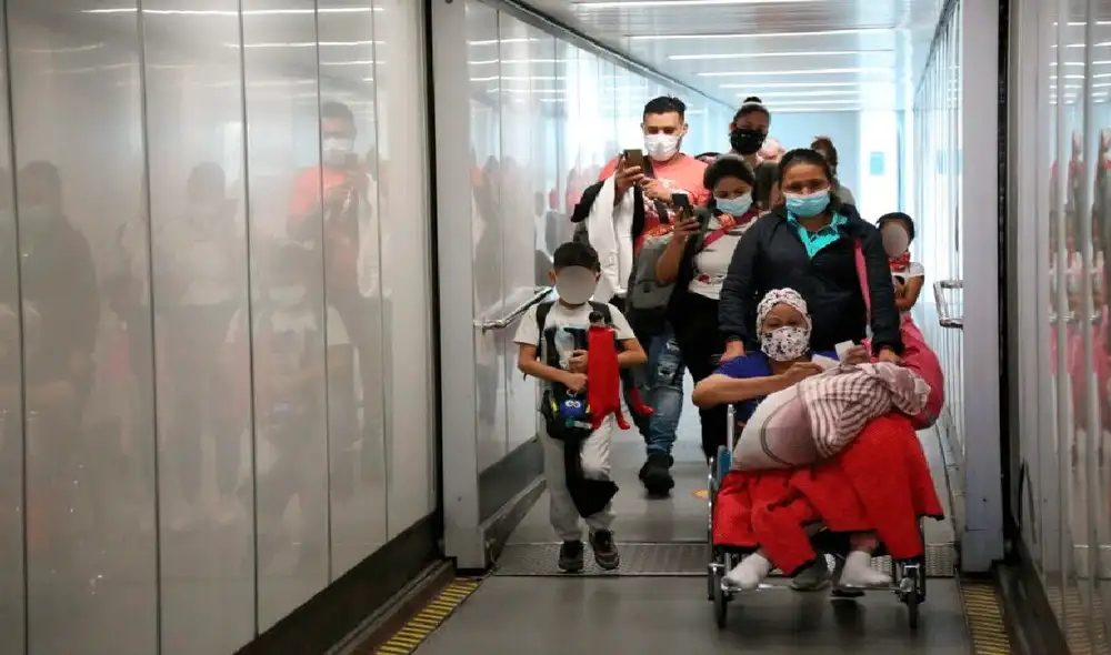 Más de 29.000 migrantes venezolanos han retornado con el plan Vuelta a la Patria que promueve el Gobierno de Nicolás Maduro. Foto: Cancillería de Venezuela