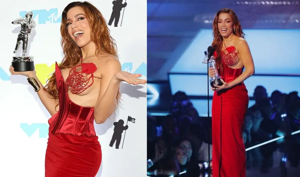 Anitta triunfó en los VMA 2022 con su tema "Envolver". Foto: Instagram/Anitta