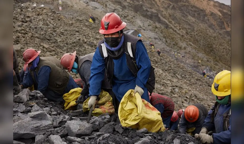 Muy pocos mineros artesanales cuentan con seguro de trabajo. Foto: Solidaridad