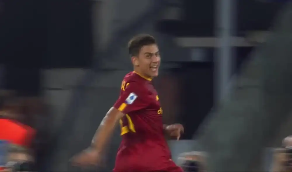 Gol de Dybala. Foto: captura ESPN