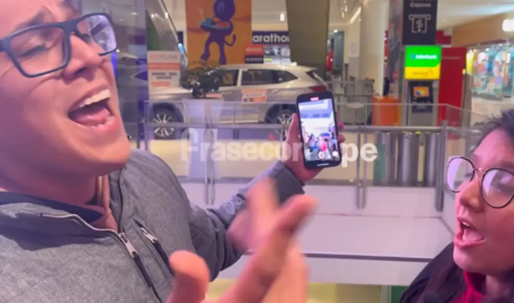 El productor musical atendió el pedido de seguidores en Cusco. Foto: captura Frase Corta