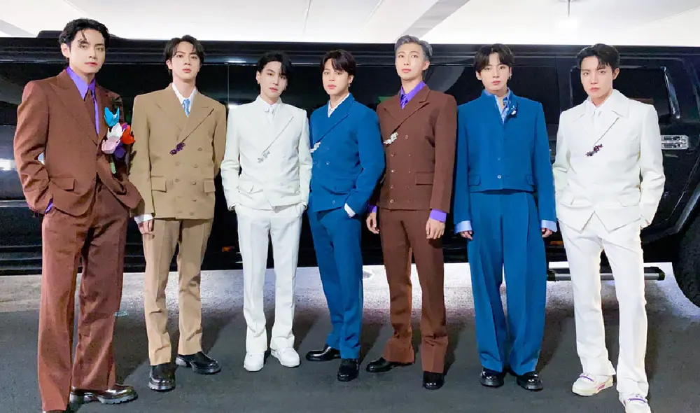 Taehyung, Jin, Suga, Jimin, RM, Jungkook y J-Hope de BTS. Foto: Billboard