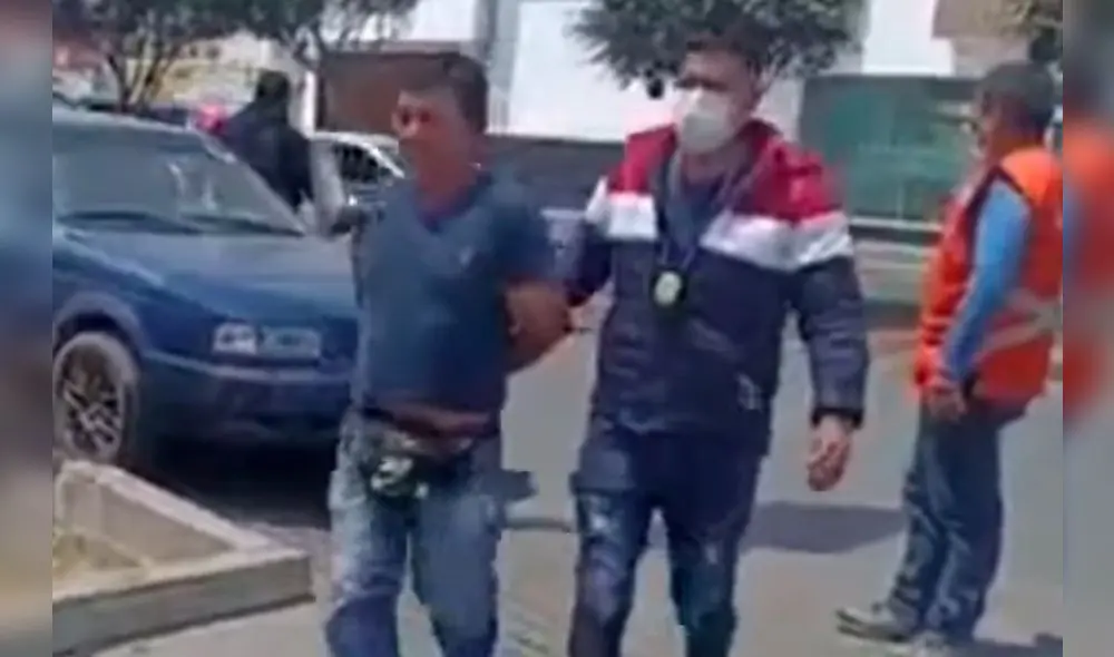 Delincuentes fueron detenidos cuando recogían cupo. Foto: captura video Kamila Tv