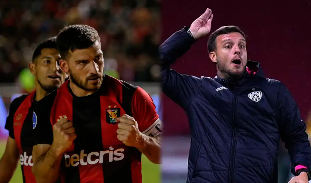 Martín Anselmi es el estratega que buscará eliminar a FBC Melgar de la Copa Sudamericana. Foto: composición LR/AFP