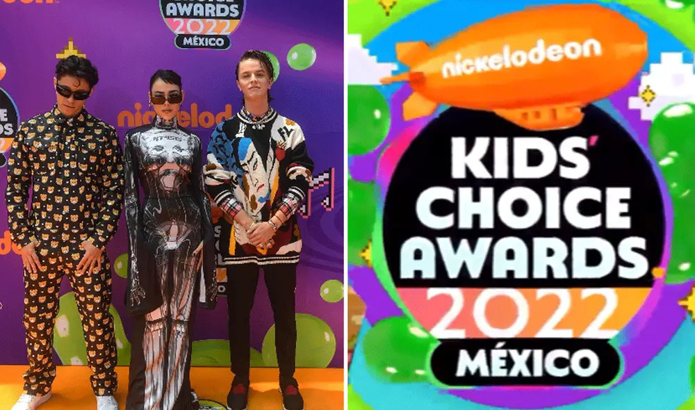 Danna Paola fue la conductora principal de los Kids Choice Awards México 2022. Foto: composición LR/Kids Choice Awards México/Instagram