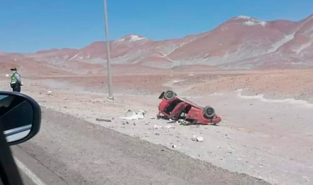 Accidente se registró el último martes. Foto: PNP Accidente se registró el último martes. Foto: PNP