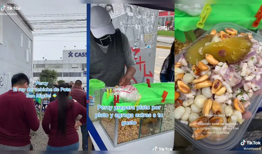 El hombre la rompe con su carretilla al paso. Foto: composición LR/@melitsstok/TikTok El hombre la rompe con su carretilla al paso. Foto: composición LR/@melitsstok/TikTok