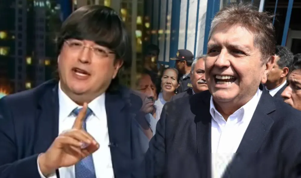 Jaime Bayly y Alan García estuvieron distanciados durante varios años. Foto: composición LR/captura de Mega TV/La República
