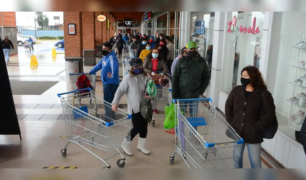Solo los supermercados tendrán las puertas abiertas y funcionarán de manera usual. Foto: Twitter/@Mega