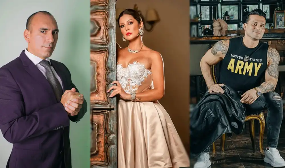 Rafael le habría contando a Magaly Medina una anécdota de Christian Domínguez en la piscina de su casa. Foto: composición LR/ @RafaelFernández /@ChristianDomínguez / @KarlaTarazona / Instagram