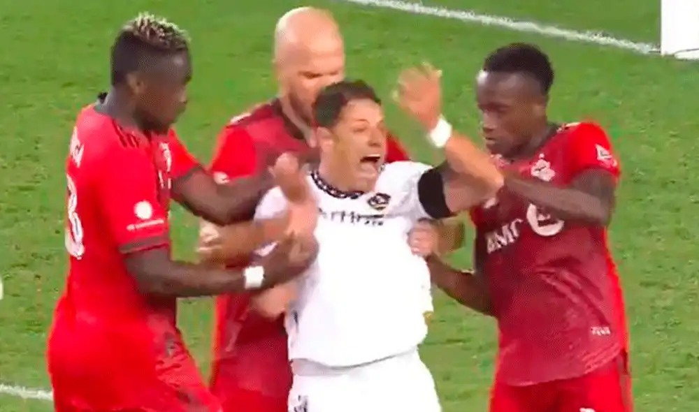 'Chicharito' Hernández es titular en Los Angeles Galaxy. Foto: captura de ESPN 'Chicharito' Hernández es titular en Los Angeles Galaxy. Foto: captura de ESPN