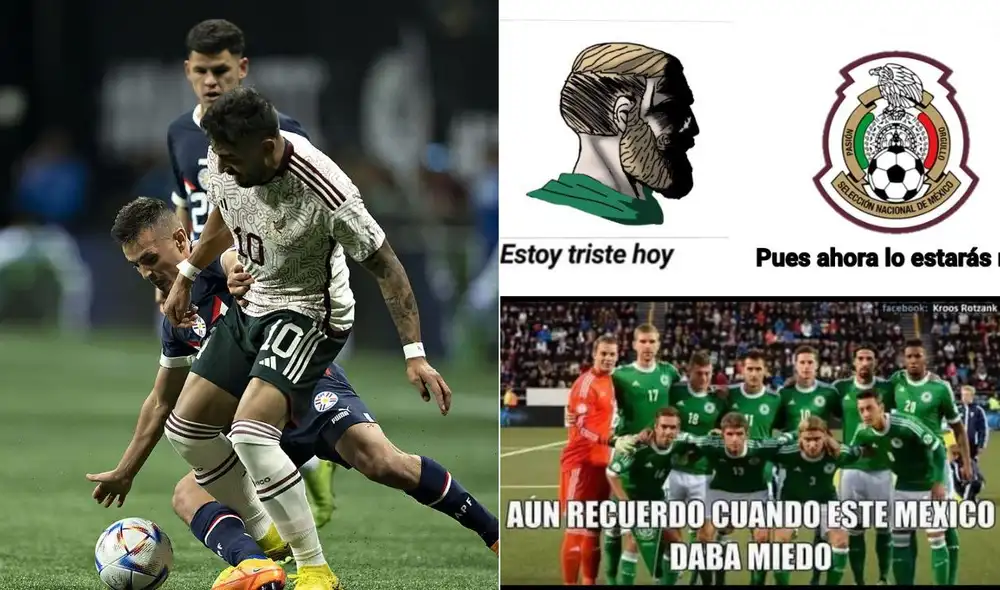 Los cibernautas no perdonaron a México tras caer ante Paraguay. Foto: Composición/Selección mexicana/Twitter