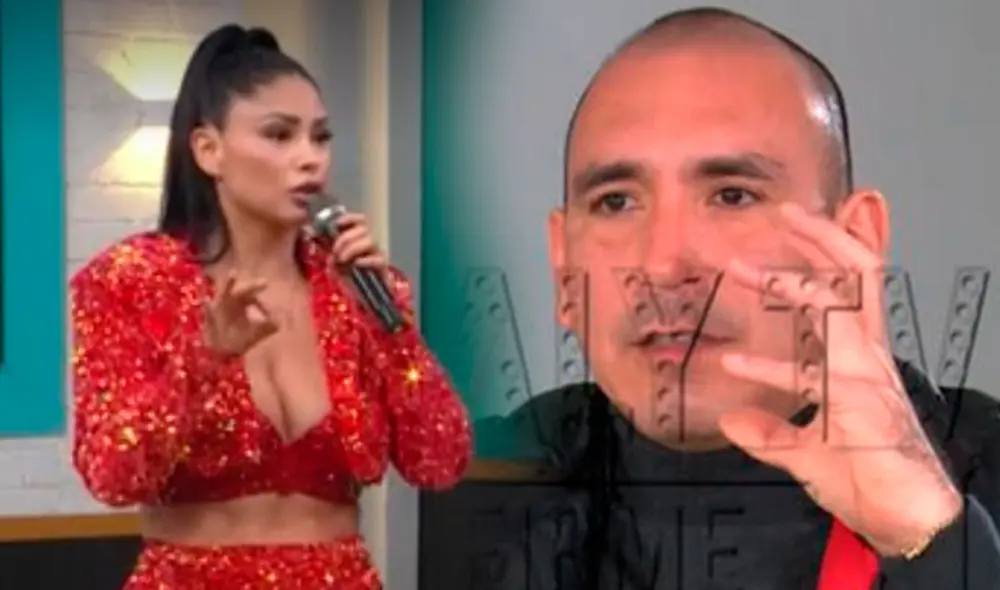 Rafael Fernández recibe llamada de atención de Pamela Franco. Foto: composición LR/capturas de América TV y ATV Rafael Fernández recibe llamada de atención de Pamela Franco. Foto: composición LR/capturas de América TV y ATV