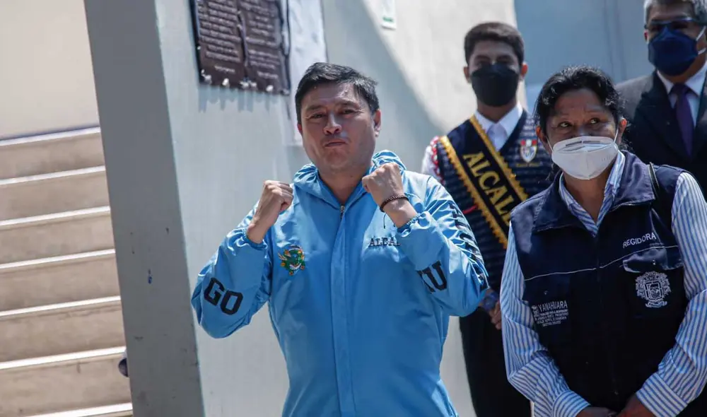 Alcalde de Yanahuara Anghelo Huerta, volvió a usar mameluco en las últimas semanas. Foto: La República. Alcalde de Yanahuara Anghelo Huerta, volvió a usar mameluco en las últimas semanas. Foto: La República.