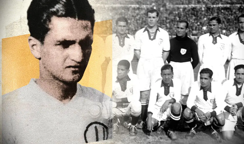 Conformó la popular 'Línea de Acero' de Universitario junto a Eduardo Astengo y Alberto Denegri en los primeros años del club. Foto: composición de Gerson Cardoso / La República / Universitario / Diario AS