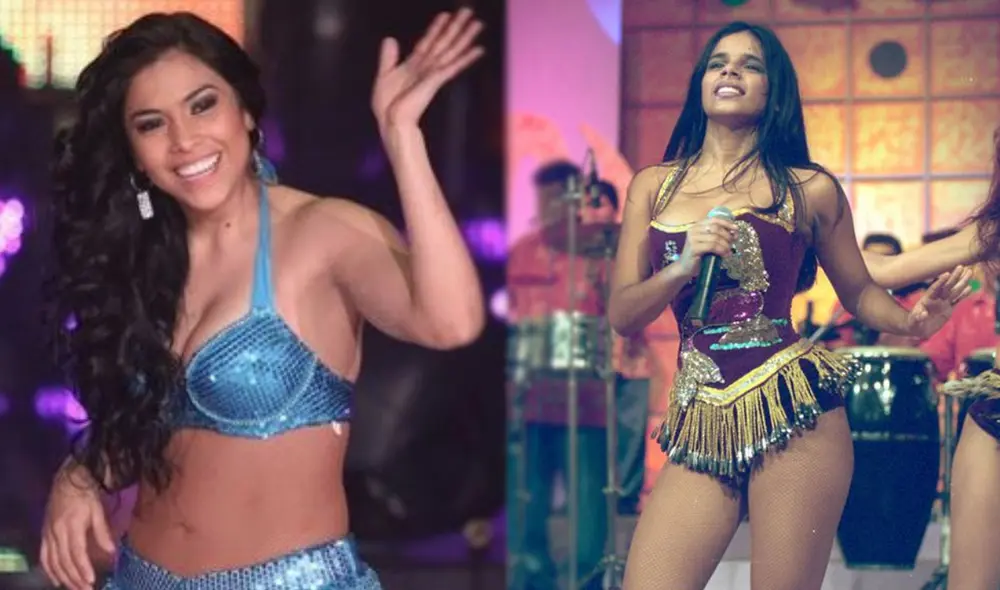 Maricarmen Marín y Giuliana Rengifo fueron parte del grupo musical Agua Bella. Foto: Composición LR / difusión Maricarmen Marín y Giuliana Rengifo fueron parte del grupo musical Agua Bella. Foto: Composición LR / difusión