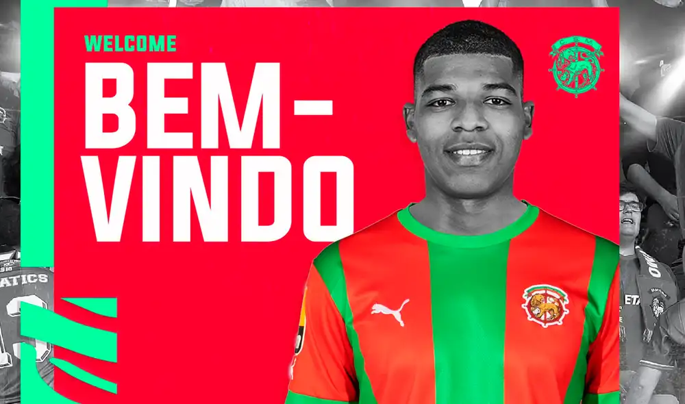 Percy Liza es nuevo jugador del CS Marítimo de Portugal. Foto: CS Marítimo