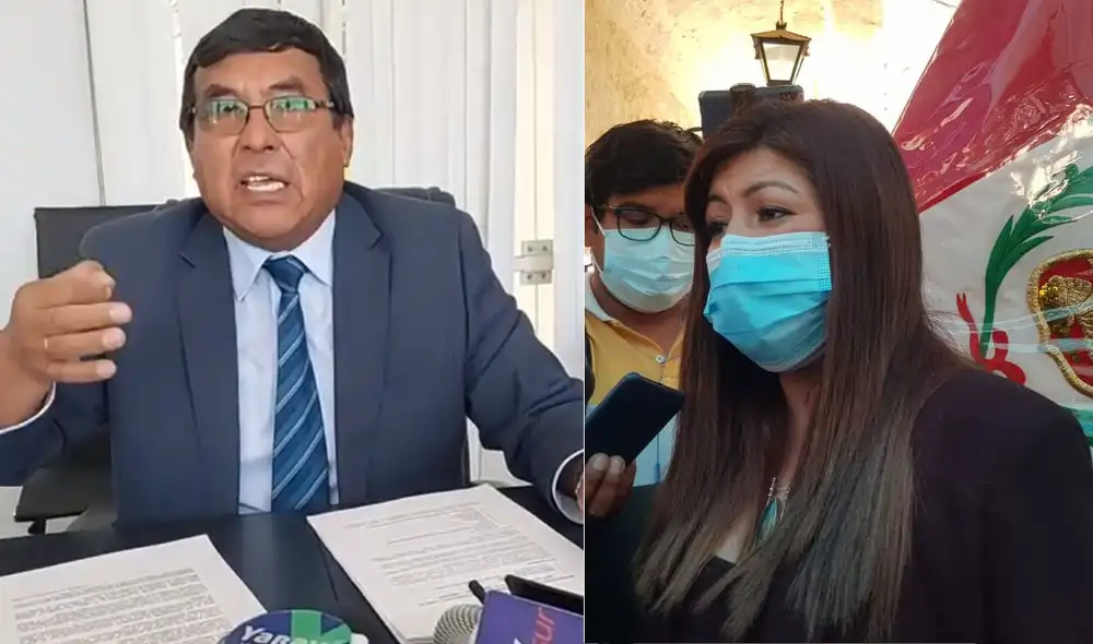 El edil criticó a la autoridad regional y dijo que podría denunciarla. Foto: Composición LR/Radio Victoria/La República