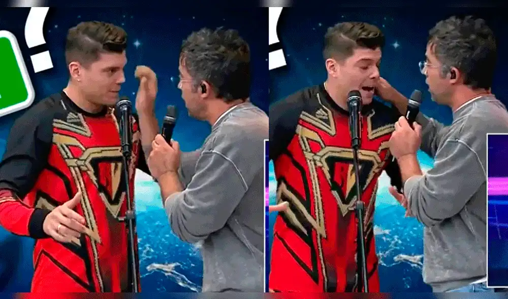 Renzo Schuller e Ignacio Baladán en "Esto es guerra". Foto: composición LR/América TV