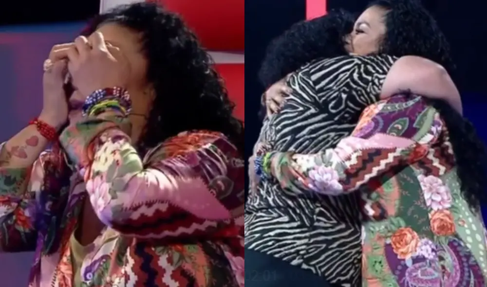 "La voz senior Perú" fue escenario de un tierno reencuentro. Foto: composición LR/ capturas de Latina "La voz senior Perú" fue escenario de un tierno reencuentro. Foto: composición LR/ capturas de Latina