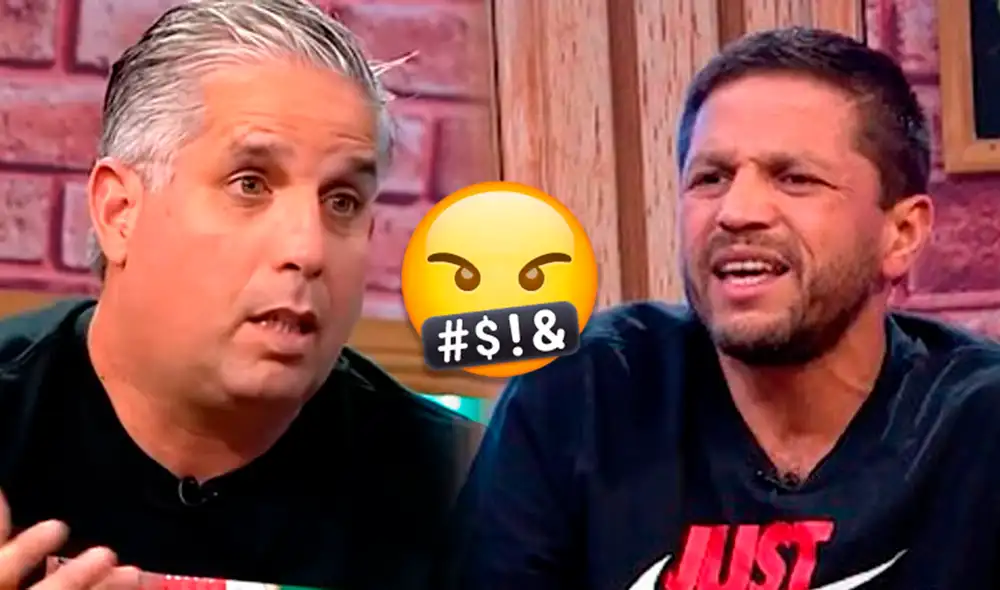 Diego Rebagliati y Pedro García tuvieron una acalorada discusión en plena transmisión de su programa. Foto: composición LR/captura Movistar Deportes