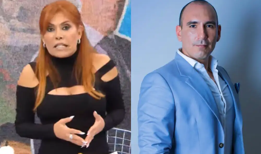 Magaly Medina no pone las manos al fuego por el empresario y asegura que no sabe si le mintió. Foto: composición LR/ captura de ATV/ Rafael Fernández/ Instagram