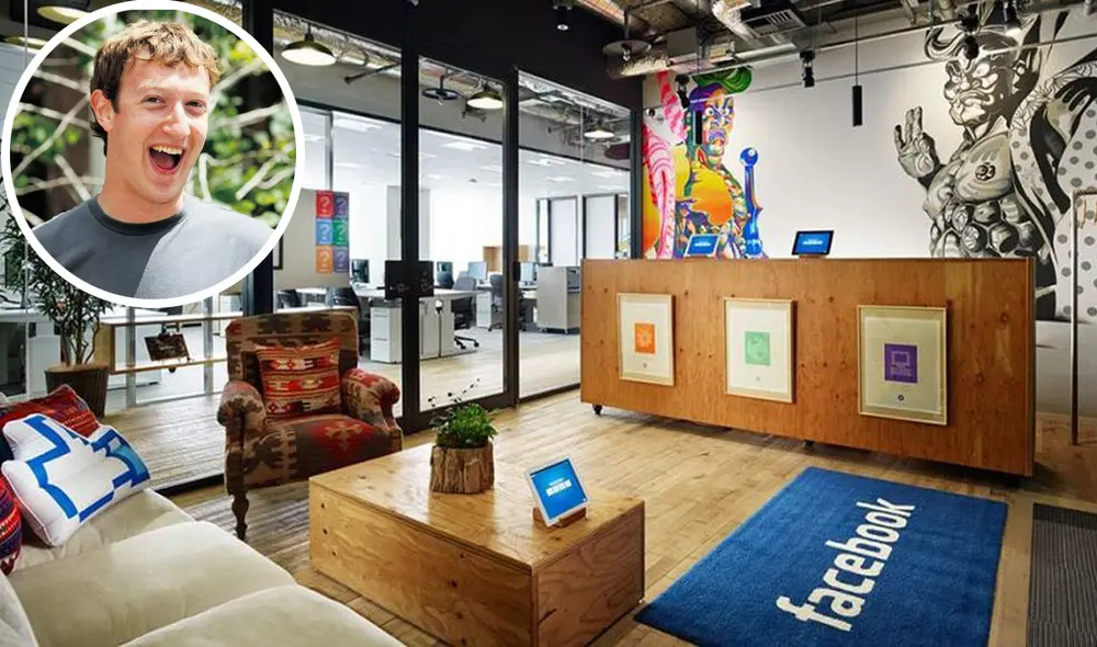 Así lucen las oficinas de Facebook. Foto: larepublica.ec Así lucen las oficinas de Facebook. Foto: larepublica.ec