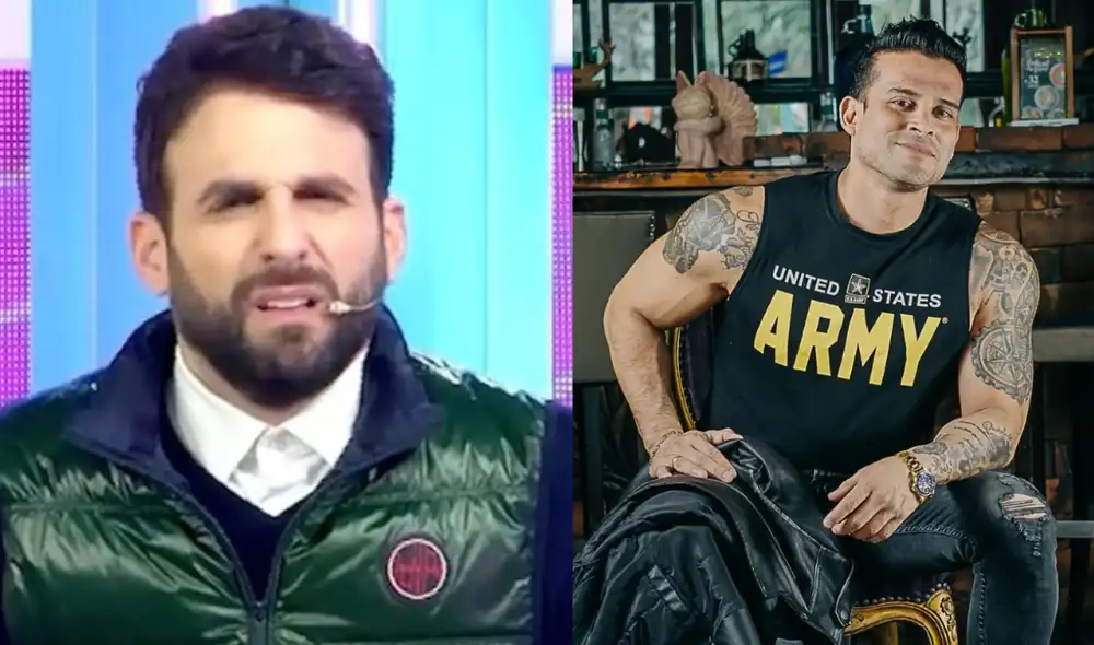 Rodrigo González no le sorprende que Christian Domínguez supuestamente se habría metido a la piscina del 'Rey de los huevos'. Foto: captura de Willax TV/Instagram/Christian Domínguez