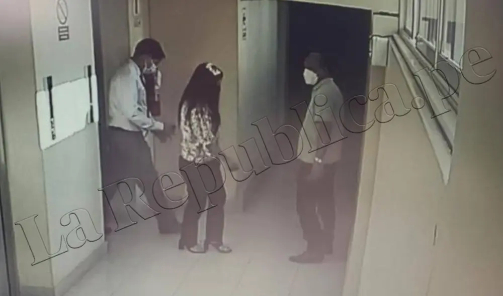 Juan Silva en un departamento de Jesús María en junio de este año, luego de que se emitiera una orden de detención preliminar en su contra. Foto: La República