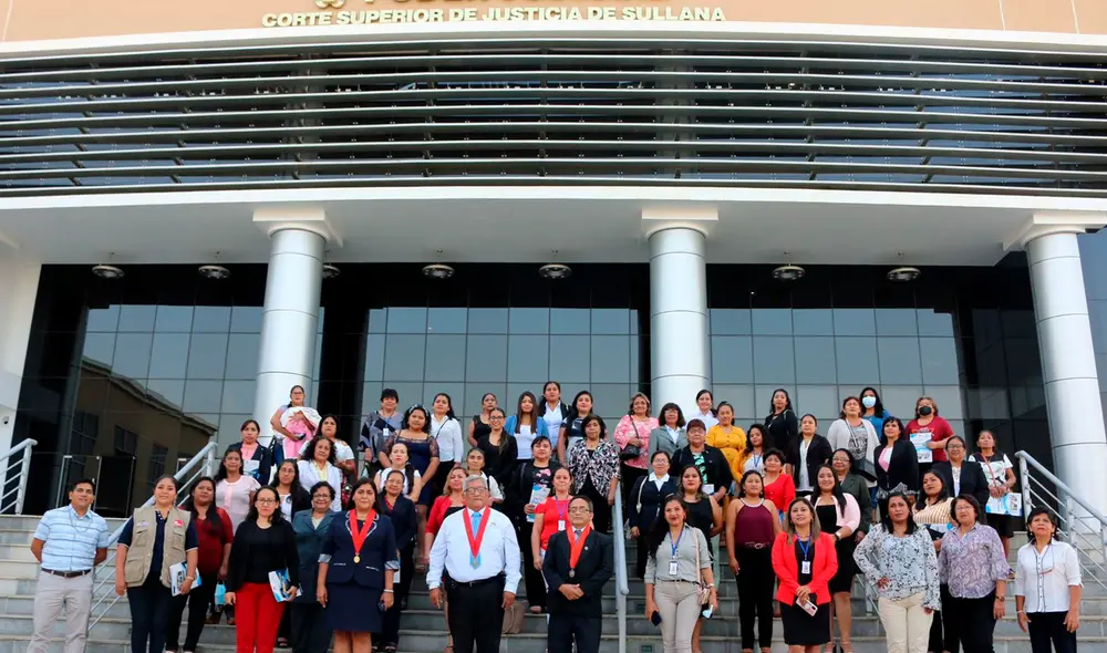 El Distrito Judicial de Sullana cuenta con 222 orientadoras judiciales. Foto: Corte Sullana