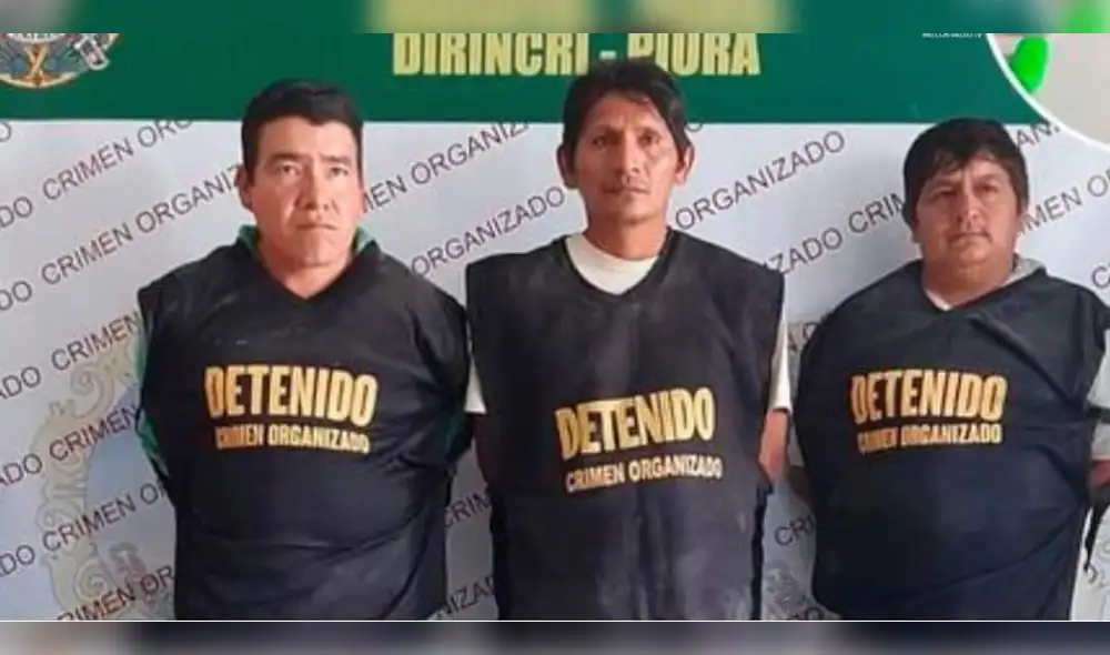 Los detenidos son investigados en la sede de la Divincri. Foto: PNP Los detenidos son investigados en la sede de la Divincri. Foto: PNP