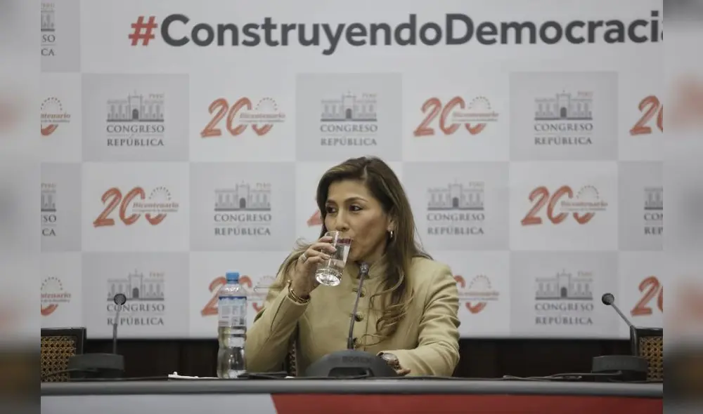 La congresista apepista negó que se haya incurrido en algo ilegal durante la reunión con César Acuña. Foto: Antonio Melgarejo/ La República