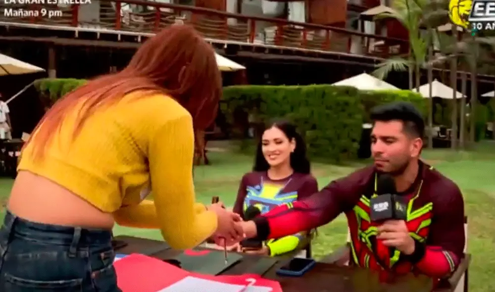 Rafael Cardozo le ofreció trabajo a participante. Foto: América TV Rafael Cardozo le ofreció trabajo a participante. Foto: América TV