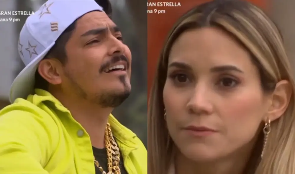 Joel le dedicó una canción a Macarena Montalbán por ser 'pituca'. Foto: composición LR/América TV Joel le dedicó una canción a Macarena Montalbán por ser 'pituca'. Foto: composición LR/América TV