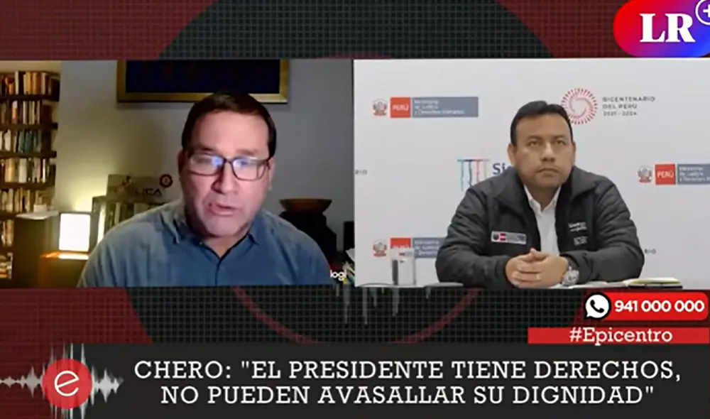 Chero descartó que los cambios en la PNP correspondan a una persecusión contra Harvey Colchado. Foto: captura de Grado 5/Epicentro