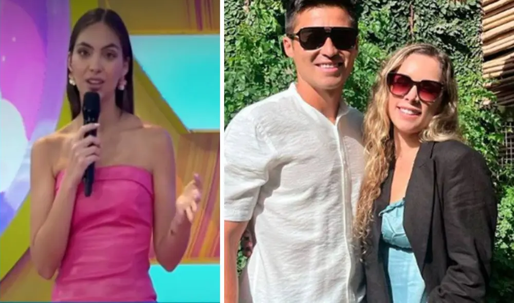 Natalie Vértiz fue consultada sobre los rumores de embarazo de Ale Venturo. Foto: composición LR/captura de América TV/Ale Venturo/Instagram Natalie Vértiz fue consultada sobre los rumores de embarazo de Ale Venturo. Foto: composición LR/captura de América TV/Ale Venturo/Instagram