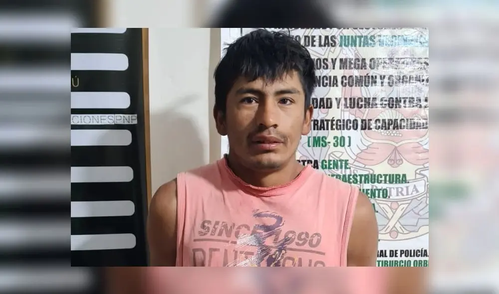Sujeto estaba escondido en el caserío de Satapampa, en el distrito de Carabamba, provincia de Julcán. Foto: PNP