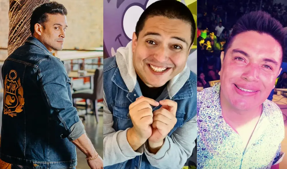 Samu resaltó la carrera artística de Christian Domínguez. Foto: Instagram/Samuel Suárez/Christian Domínguez/Leonard León