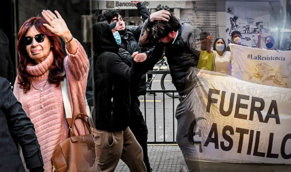 Cristina Kirchner sufrió un atentado y, el mismo día, Simon Boric fue golpeado. En Perú, grupos como La Resistencia han crecido. Foto: Composición/LR/EFE/CHV Noticias/La Resistencia