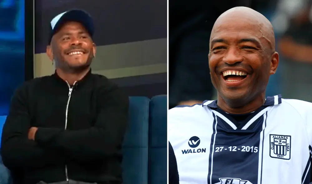 Wilmer Aguirre recibió un saludo por parte de Waldir Sáenz. Foto: captura Nativa TV/GLR/Luis Jiménez