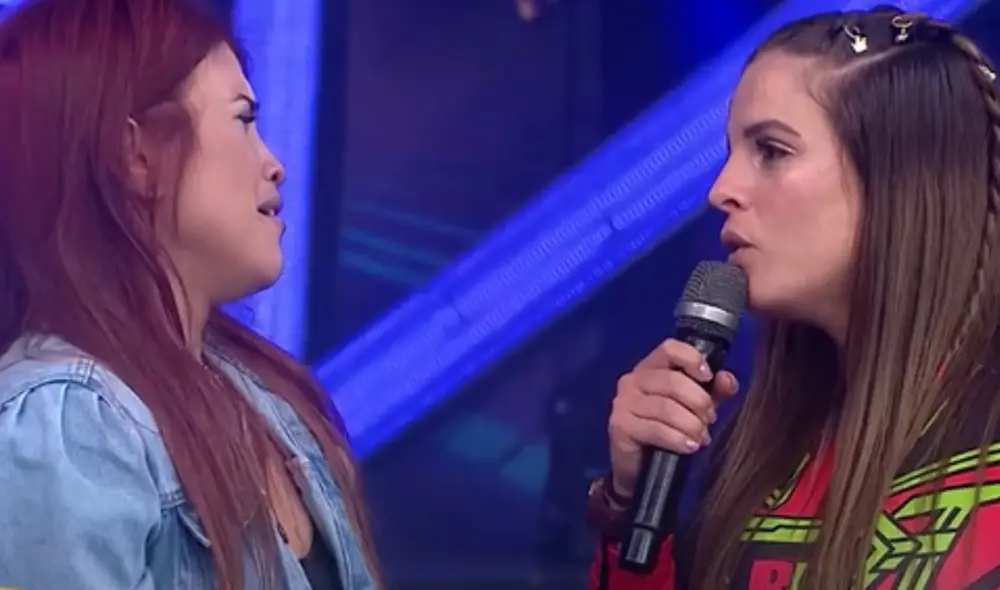 La también empresaria le dedicó unas palabras de aliento a la extranjera que labora en Perú. Foto: captura de "Esto es guerra" La también empresaria le dedicó unas palabras de aliento a la extranjera que labora en Perú. Foto: captura de "Esto es guerra"