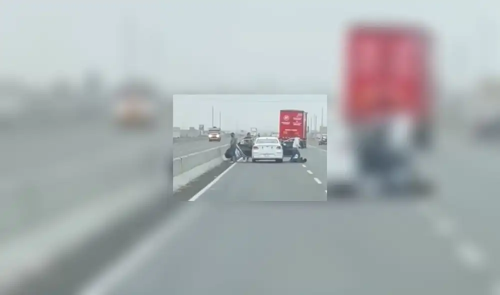 Asalto fue en la vía de Evitamiento de Trujillo, a la altura del centro poblado El Milagro del distrito de Huanchaco. Foto: captura de Causa Justa