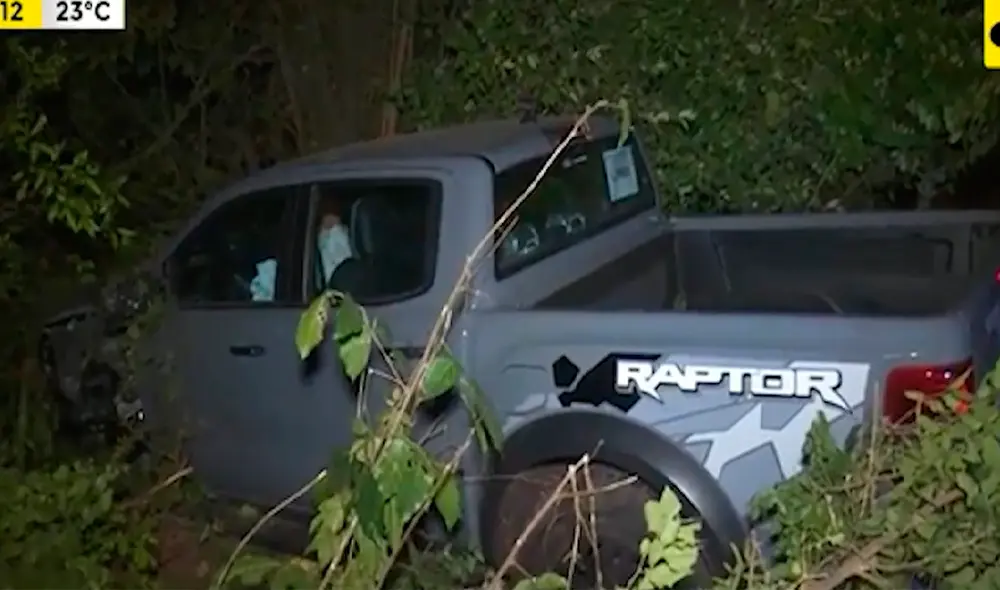 El hombre de 48 años salió ileso y dio 0,66 miligramos por litro de sangre en el test de alcoholemia. Foto: Captura de video/ABC.