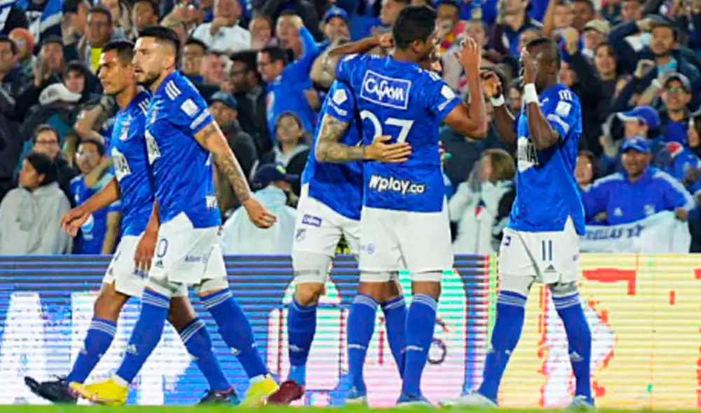 La escuadra azul se impuso cómodamente. Foto: Millonarios/Twitter La escuadra azul se impuso cómodamente. Foto: Millonarios/Twitter